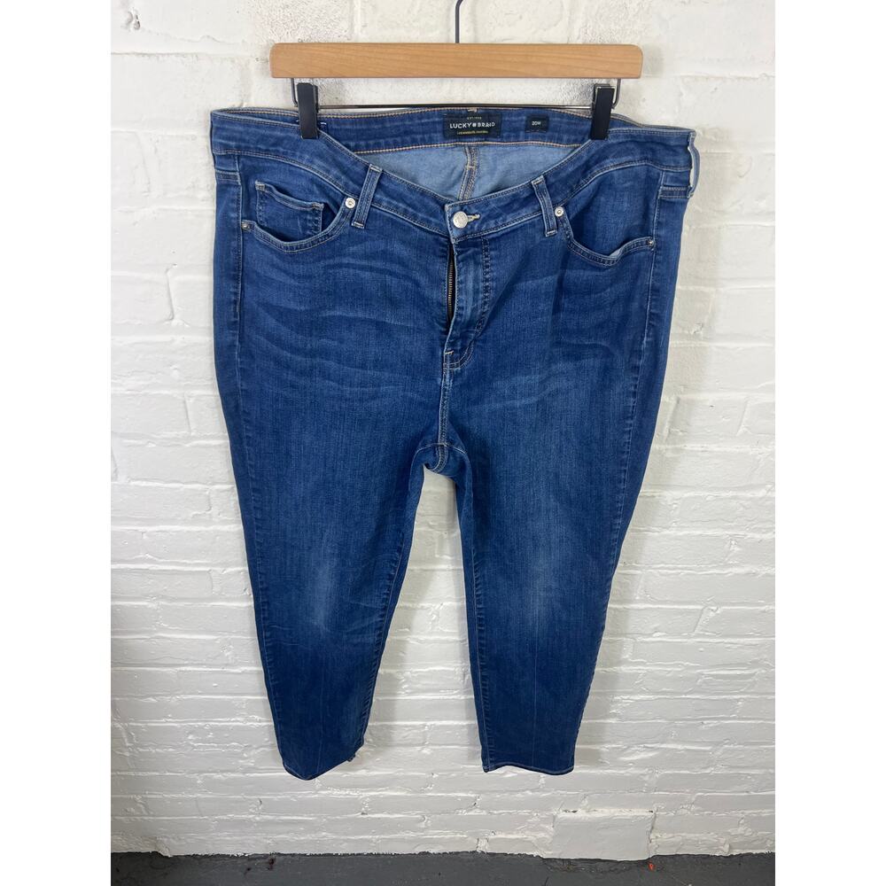 Lucky Brand Women's High-Rise Skinny or Slim-Leg Denim Jeans Blue Size 20W